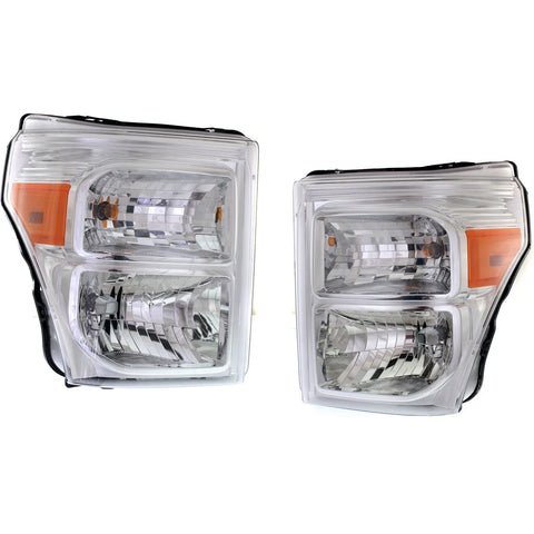 2011-2016 Ford F250 F350 F450 Super Duty Headlights Replacement 11-16 Headlamps