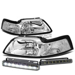CHROME HOUSING CLEAR HEAD+CORNER+SM