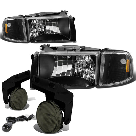 BLACK HEADLIGHT+AMBE