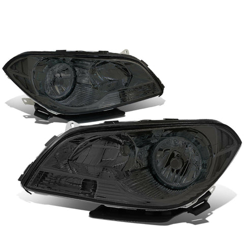 2008-2012 Chevy Malibu Pair Smoked Housing Clear Corner Headlight/Lamp Set