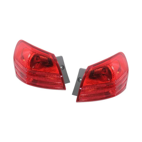 Set of 2 Tail Light For 2008-2013 Nissan Rogue S LH & RH w/ Bulb(s)