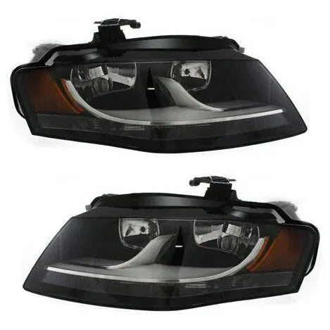 Headlight Set For 2009-2011 Audi A4 Quattro A4 Left & Right Side w/ bulb