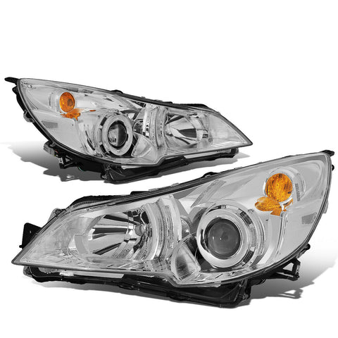 10-14 Outback/Legacy Chrome Housing LED Clear Side Mark Projector Headlight