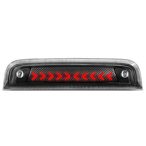 2014-2020 Silverado Sierra Chasing Arrow LED Carbon Third Brake Light Lamp