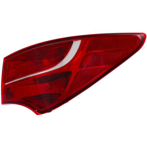 CAPA Tail Light For 2013-2014 Hyundai Santa Fe Sport Right Side Outer Halogen