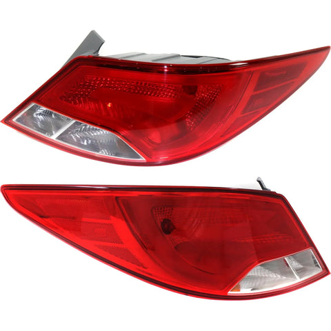 Tail Light For 2015-2017 Hyundai Accent Set of 2 Driver and Passenger Side