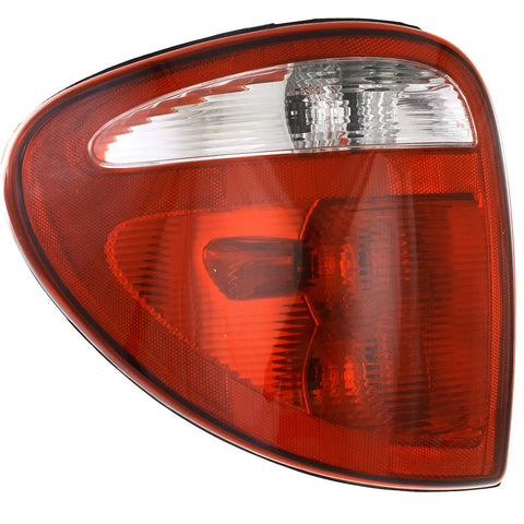 Halogen Tail Light For 2001-2003 Dodge Grand Caravan Left Clear & Red w/ Bulb(s)