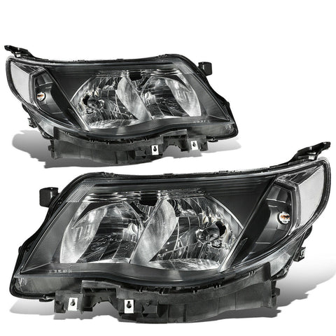09-13 Subaru ester Black Housing Clear Side Front Driving Headlight/Lamp