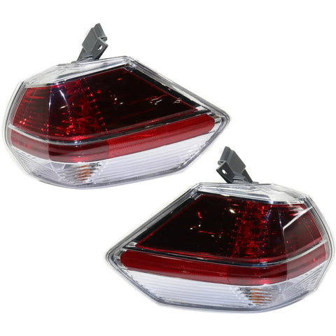 Tail Light For 2014-2016 Nissan Rogue Set of 2 Driver Passenger Side Outer CAPA