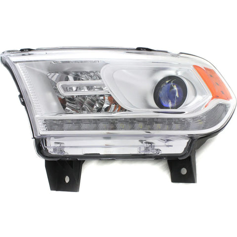 Headlight For 2014-2015 Dodge Durango Left Clear Lens Interior Halogen Composite