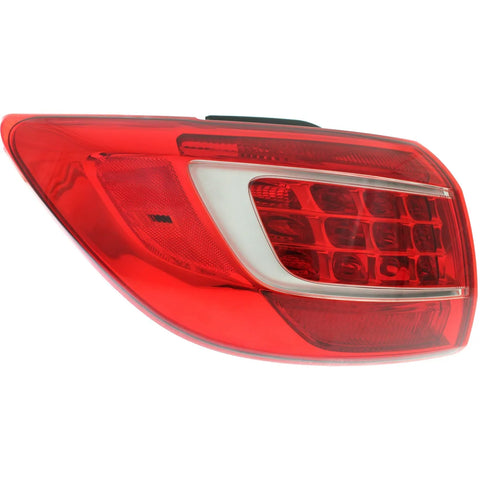 Halogen Tail Light For 2011-2013 Kia Sportage Left Outer Red Lens w/ Bulb(s)