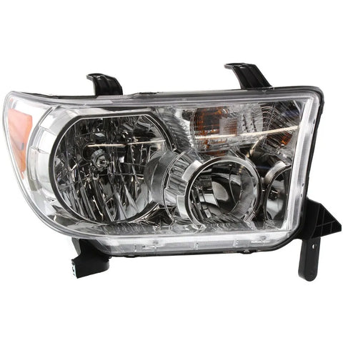 Headlight For 2007-2013 Toyota Tundra Right With Bulb Halogen Composite CAPA