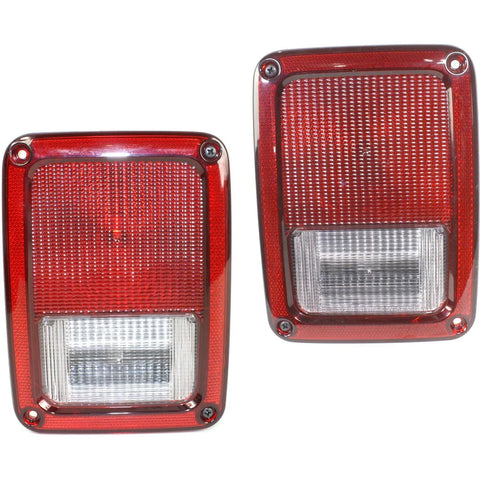 Tail Light For 2007-2017 Jeep Wrangler Set of 2 Driver and Passenger Side CAPA