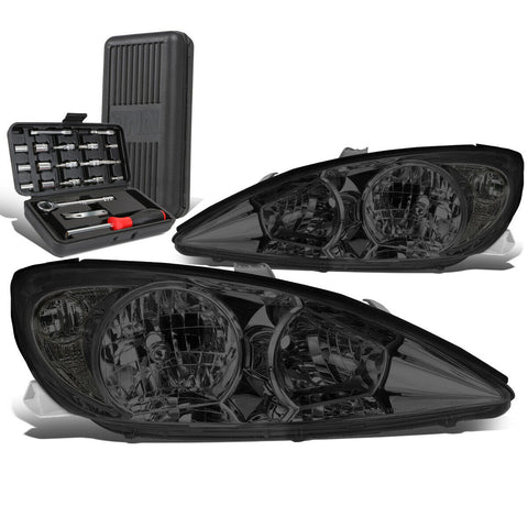 2002-2004 Toyota Camry XV30 Smoked Housing Clear Signal Headlights+Too
