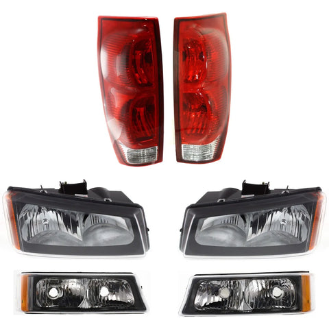 Auto Light Kit For 2003-2006 Chevrolet Avalanche 1500 Driver and Passenger Side