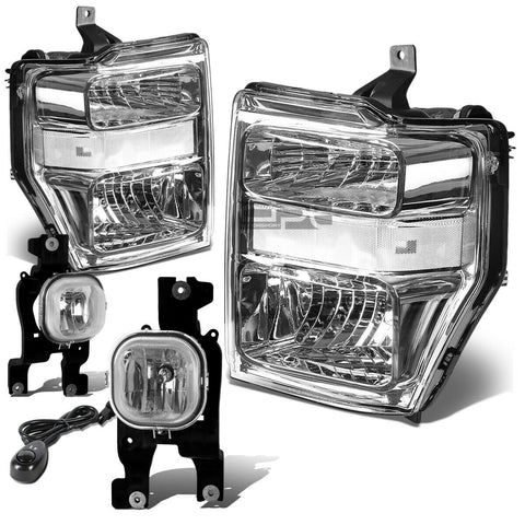 CHROME CRYSTAL HEADLIGHT+CLEA