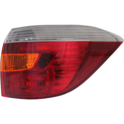 Tail Light For 10 Toyota Highlander Passenger Side Sport
