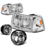 CHROME HOUSING CRYSTAL HEADLIGHT+AMBE