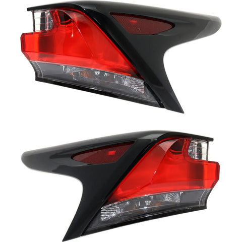 Tail Light For 2015-2017 Lexus NX200t Set of 2 Driver and Passenger Side Outer