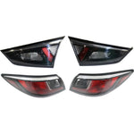 Tail Lights For 16-20 Toyota Yaris 2016 iA L R Inner Outer Clear/Red/Smoked/LED