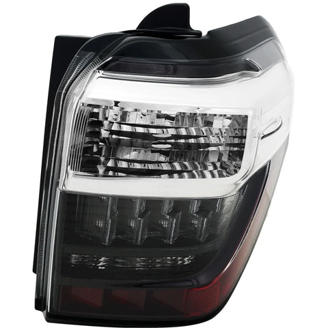 Halogen Tail Light For 2014-2017 Toyota 4Runner Right Clear/Red/Smoked Lens CAPA