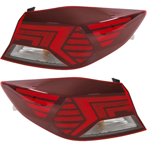 Tail Light Set For 2019-2020 Hyundai Elantra Left Right Outer w/ bulbs LED Sedan
