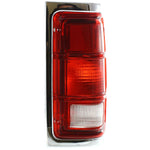 Tail Light for 88-93 Dodge D250 & W250 & D350 Passenger Side w/ Chrome Trim