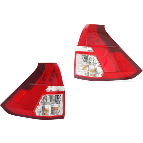 New Set of 2 Tail Lights Lamps Driver & Passenger Side Lower LH RH for CR-V Pair