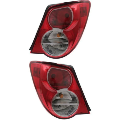 Set of 2 Tail Light For 2012-2016 Chevrolet Sonic LS Sedan LH & RH
