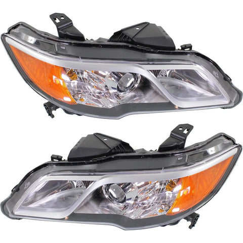 Headlight Set For 2013 2014 2015 2016 Acura RDX Left and Right HID 2Pc
