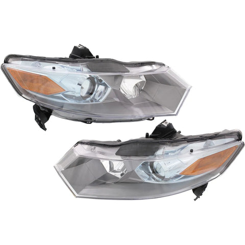 Headlight For 2010-2011 Honda Insight Pair Driver and Passenger Side CAPA