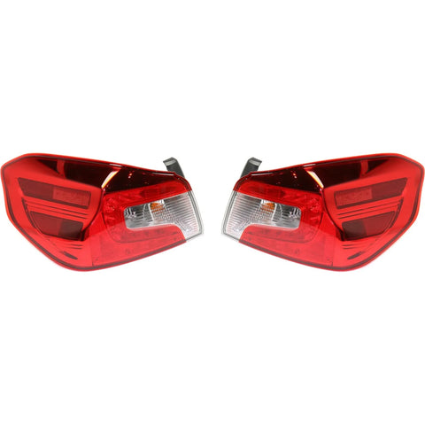New Set of 2 Tail Lights Taillights Taillamps Brakelights LH & RH for WRX Pair