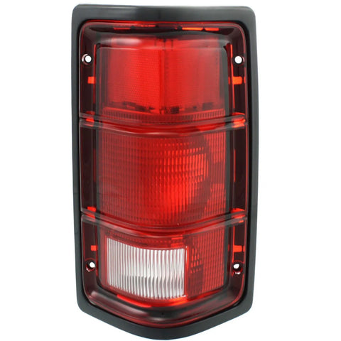 Tail Light for 88-96 Dodge Dakota Passenger Side w/ Black Trim