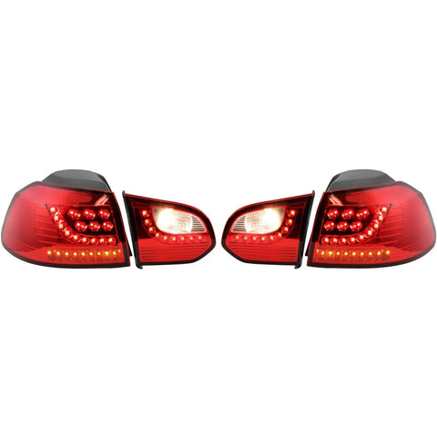 JC Whitney New Set of 2 Tail Lights Taillights Taillamps Brakelights for VW Pair