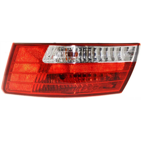 Halogen Tail Light For 2006-07 Hyundai Sonata Right Outer Clear/Red Lens w/Bulbs