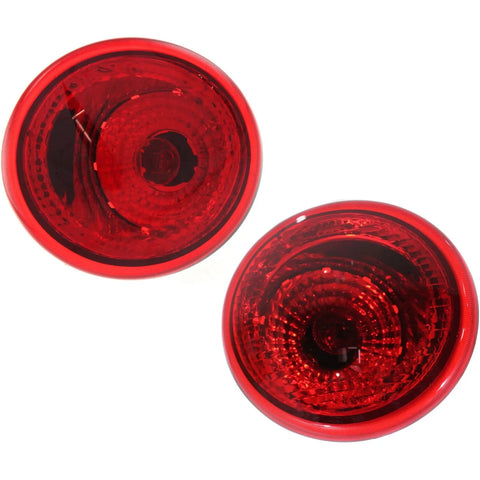 Halogen Tail Light Set For 2006-2011 Chevrolet HHR Red Lens w/ Bulbs 2Pcs CAPA