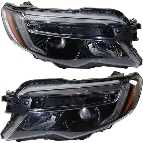 Headlight For 2016-2019 Honda Pilot Pair LH and RH with Auto On Off CAPA