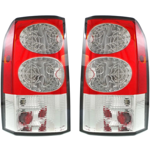 Tail Light Set For 2010-2013 Land Rover LR4 Left and Right Clear Lens Halogen