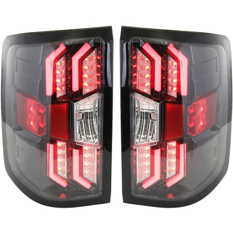 Tail Light For 2014-2016 Chevrolet Silverado 2500 HD Set of 2 Left and Right