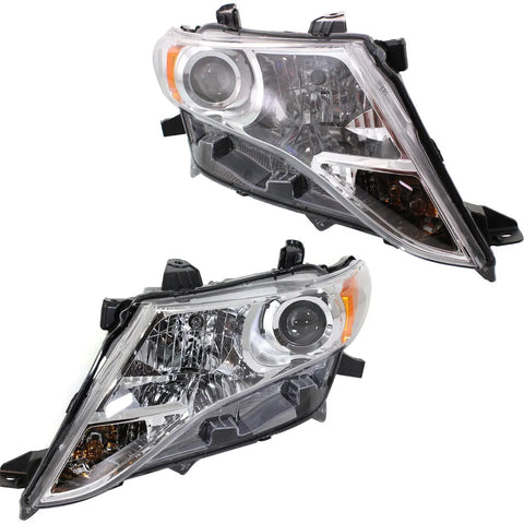 Halogen Headlight Headlamp Head Light Lamp Pair Set for 09-13 Toyota Venza