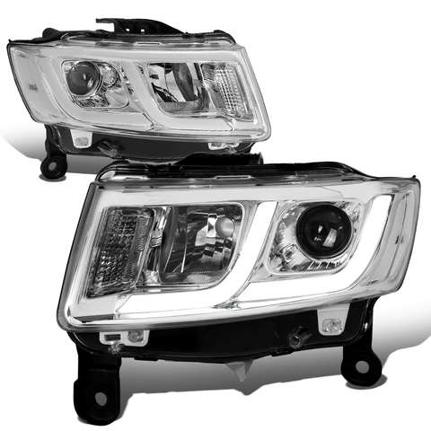 [LED DRL] 14-16 Jeep Grand Cherokee Projector Headlight/Lamp
