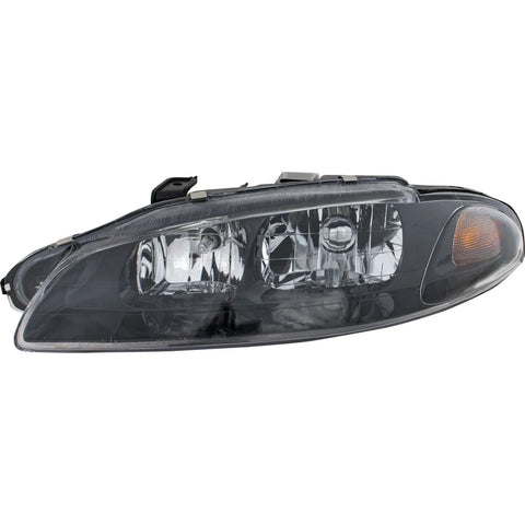 Headlight For 97 98 99 Mitsubishi Eclipse Left Clear Lens With Bulb