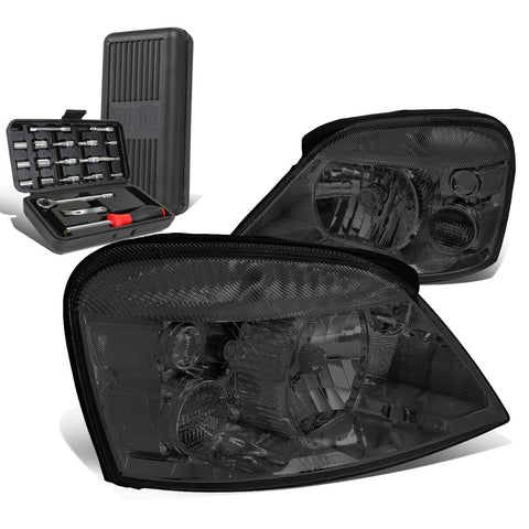2004-2007 d Freestar Monterey Smoked/Clear Signal Headlight Lamp+Tool Box