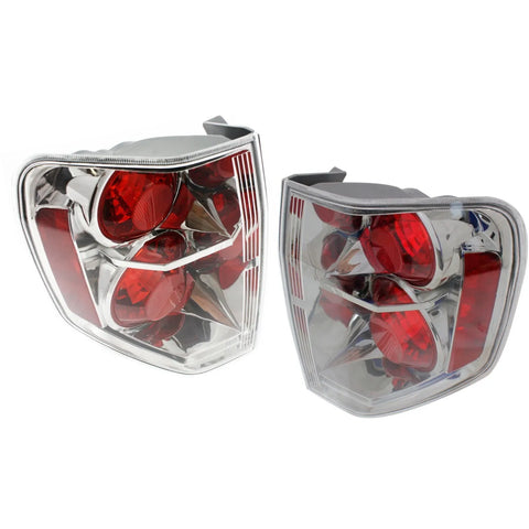 Taillights Lamps Taillamps Brake Lights Pair Set Rear for 06-08 Honda Pilot
