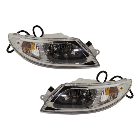 Headlight Set For 2006-2012 International 4100 02-10 4200 LH and RH Halogen