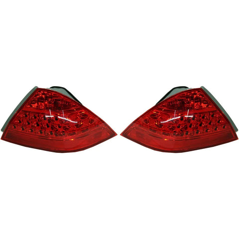 Set of 2 Tail Light For 06-2007 Honda Accord Value Package LH & RH Outer