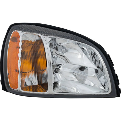 Headlight For 2004-2005 Cadillac DeVille Right Clear Lens With Bulb