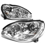 2000-2006 Mercedes S430 S500 S600 Projector Headlight Headlamps W220 Chrome