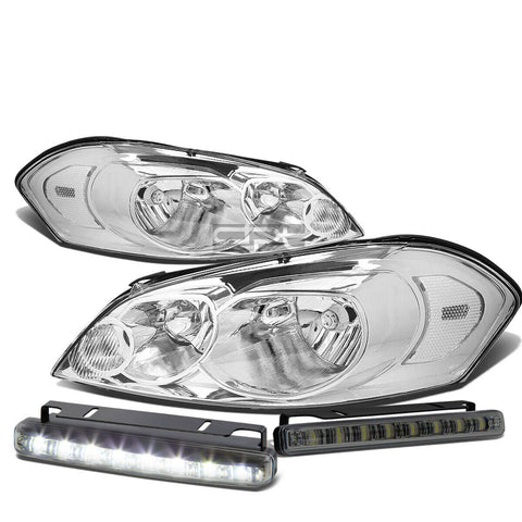 CHROME HOUSING CLEAR HEADLIGHT+CORN