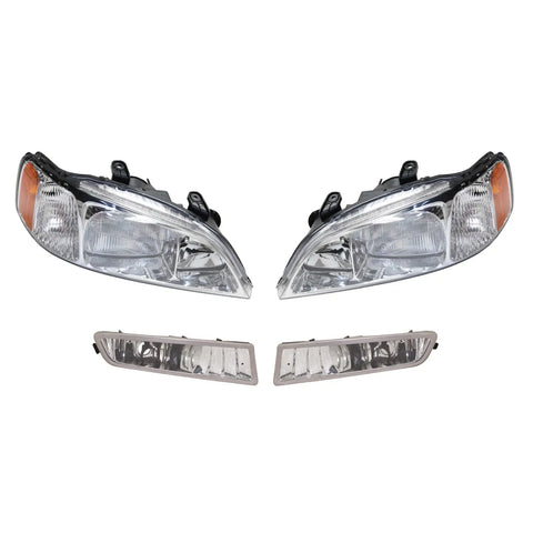 Headlight Kit For 1999-2001 Acura TL Driver and Passenger Side